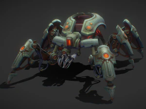 Sci fi Spider vehicle 3D Model