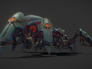 Sci fi Spider vehicle Model 3D
