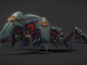 Sci fi Spider vehicle 3D Model