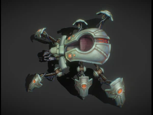 Sci fi Spider vehicle 3D Model