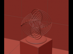 Spherical printable brain breaking model 3D print model Model Cetak 3D