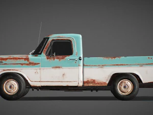 Car F100 1967 3D Model