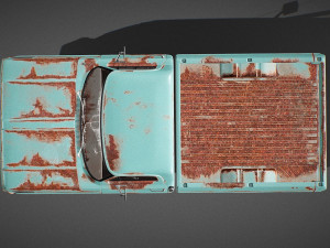 Car F100 1967 3D-Modell