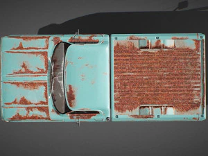 Car F100 1967 3D Model