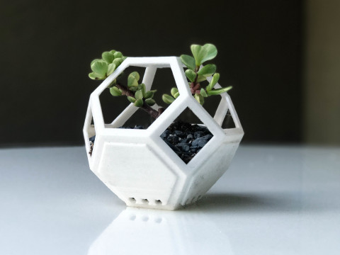 Modular Interlocking Planter System - Build Your Own Vertical Garden Wall 3D-printmodel