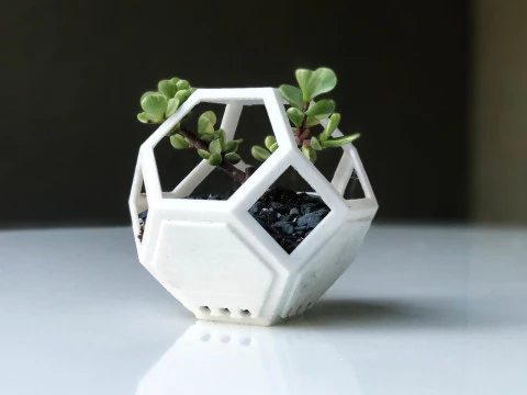 Modular Interlocking Planter System - Build Your Own Vertical Garden Wall 3D Print Model