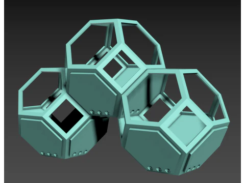 Modular Interlocking Planter System - Build Your Own Vertical Garden Wall 3D Print Model