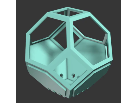 Modular Interlocking Planter System - Build Your Own Vertical Garden Wall 3D Print Model