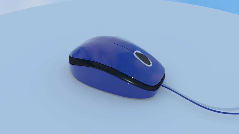 mouse 3D Model .c4d .max .obj .3ds .fbx .stl .blend 