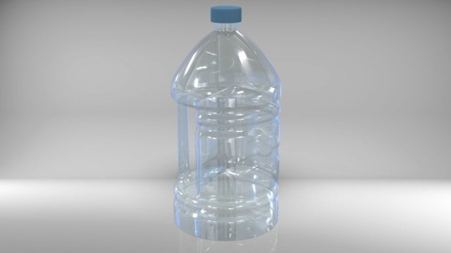 water bottle Model 3D .c4d .max .obj .3ds .fbx .stl .blend 
