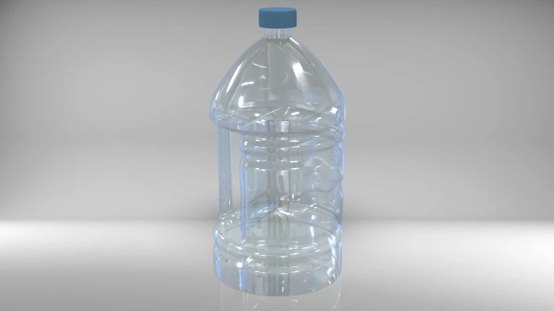 water bottle 3D Model .c4d .max .obj .3ds .fbx .stl .blend 