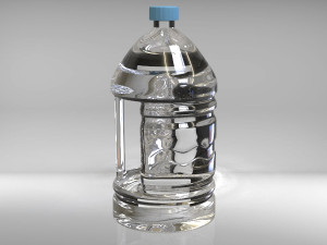 water bottle Model 3D