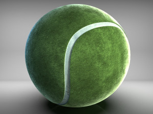tennis ball 3D 모델