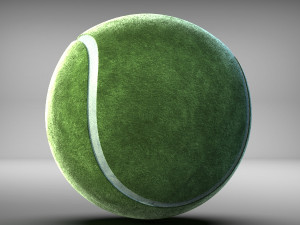 tennis ball 3D 모델