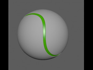 tennis ball 3D 모델