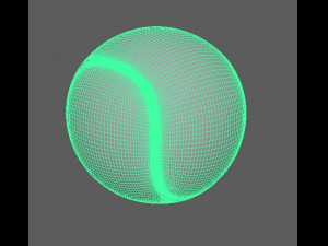 tennis ball 3D 모델