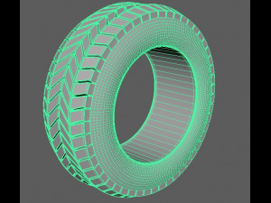 simple tire Model 3D