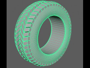 simple tire 3D Model