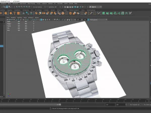 rolex daytona watch 3D Model