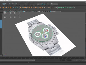 rolex daytona watch 3D Model