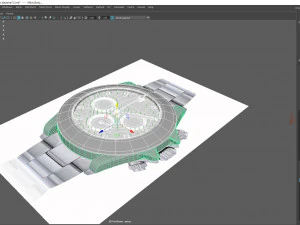 rolex daytona watch 3D Model
