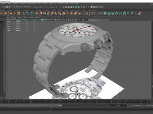 rolex daytona watch 3D Model
