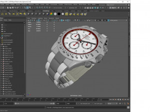 rolex daytona watch Model 3D