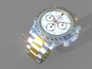 rolex daytona watch 3D Model