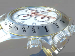 rolex daytona watch 3D Model