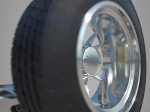 tire and rim Model 3D