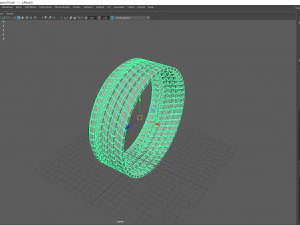 tire and rim 3D Model