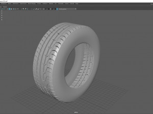 tire and rim Model 3D