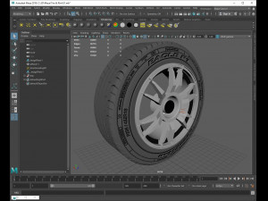 tire and rim Model 3D
