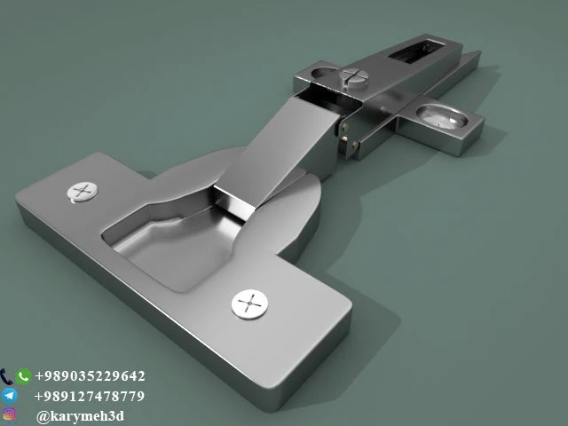 hinge 3D Model .c4d .max .obj .3ds .fbx .stl .blend