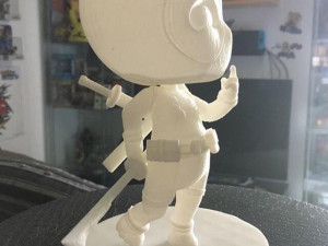 deadpool chibi 3dprint Model do druku 3D