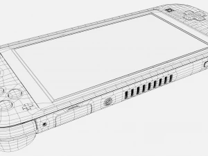 nintendo interruptor lite Modelo 3D