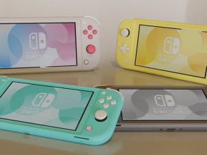 nintendo switch lite 3D-Modell