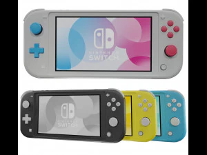 nintendo interruptor lite Modelo 3D