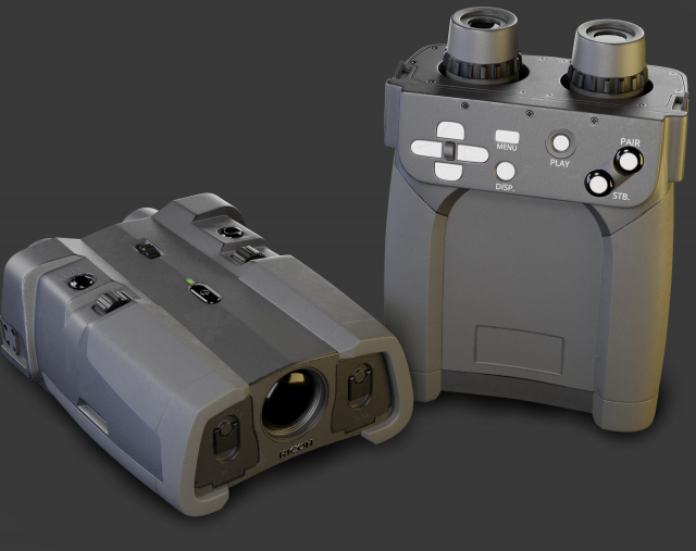 enhanced binocular nv-10 Model 3D .c4d .max .obj .3ds .fbx .stl .blend 