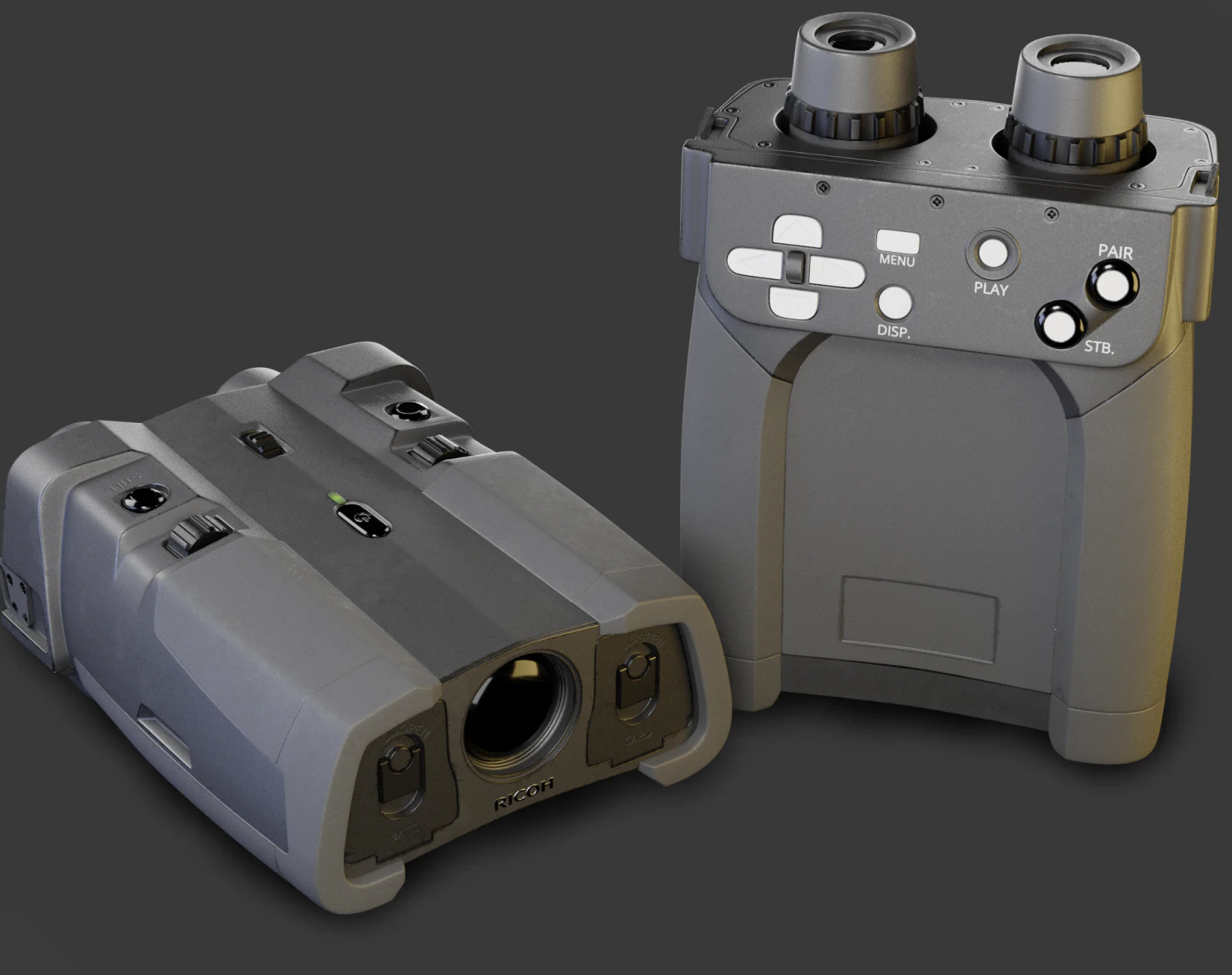 enhanced binocular nv-10 3D Model .c4d .max .obj .3ds .fbx .stl .blend 