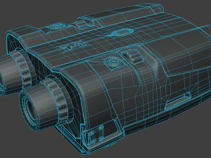 enhanced binocular nv-10 3D Model