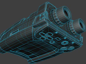 enhanced binocular nv-10 3D Model