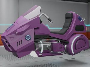 sci fi vehicle 3D 모델