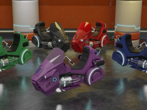 sci fi vehicle 3D 模型