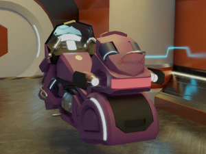 sci fi vehicle 3D Model