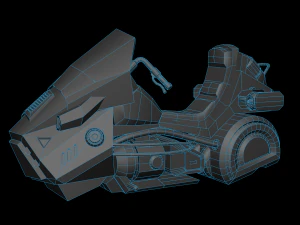 sci fi vehicle 3D Model