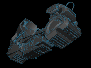 sci fi vehicle 3D 模型
