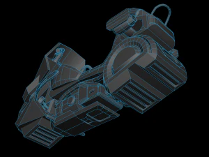 sci fi vehicle 3D Model