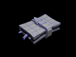 magic book low poly 3D Модель