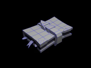 magic book low poly 3D Model